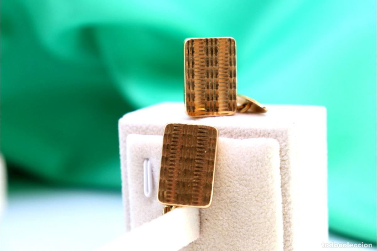 Joyeria: Gemelos de oro de 19,2 quilates - Foto 3