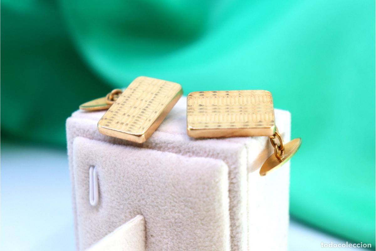 Joyeria: Gemelos de oro de 19,2 quilates - Foto 4
