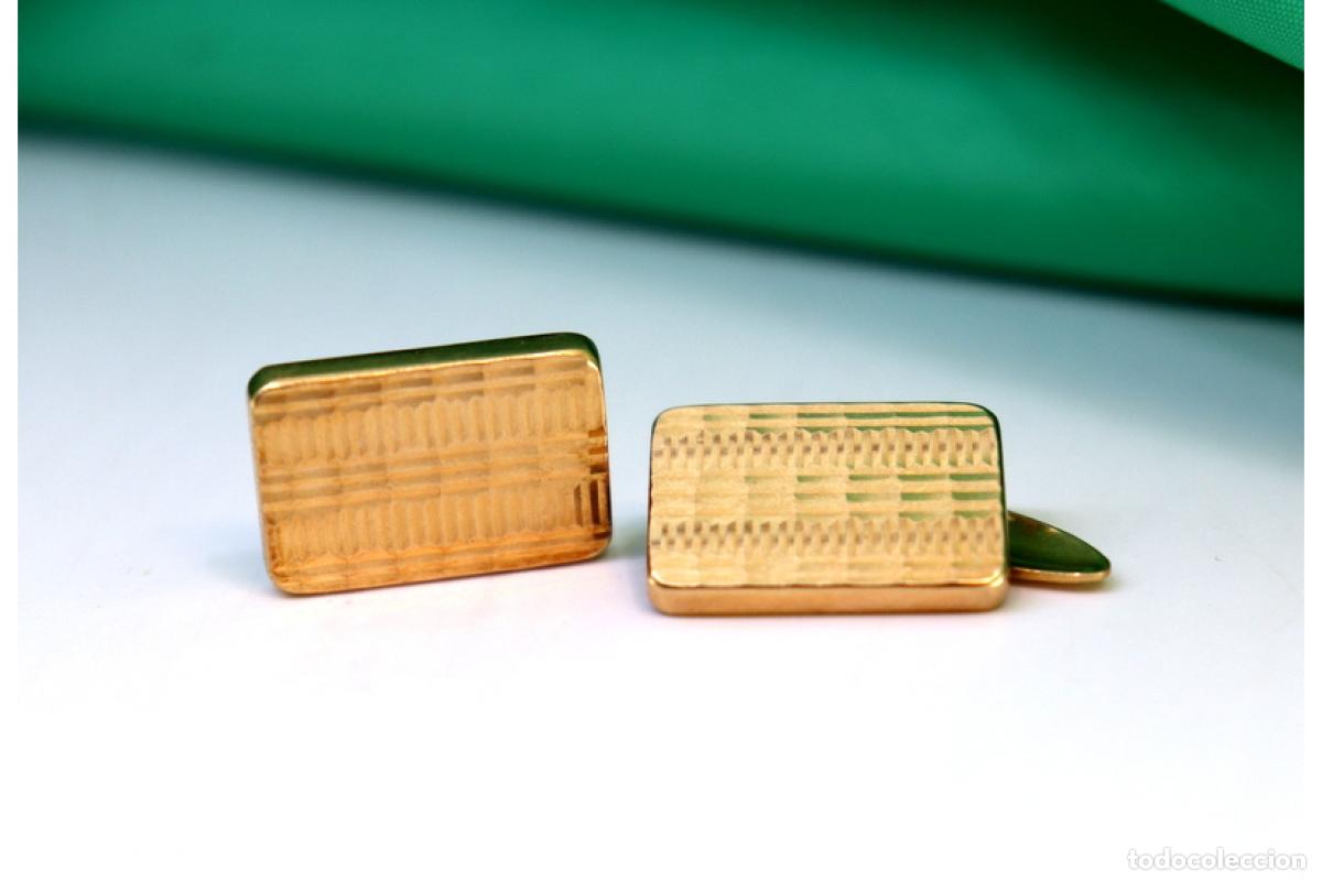 Joyeria: Gemelos de oro de 19,2 quilates - Foto 6