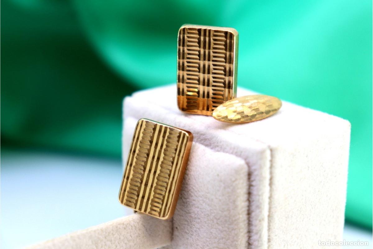 Joyeria: Gemelos de oro de 19,2 quilates - Foto 1