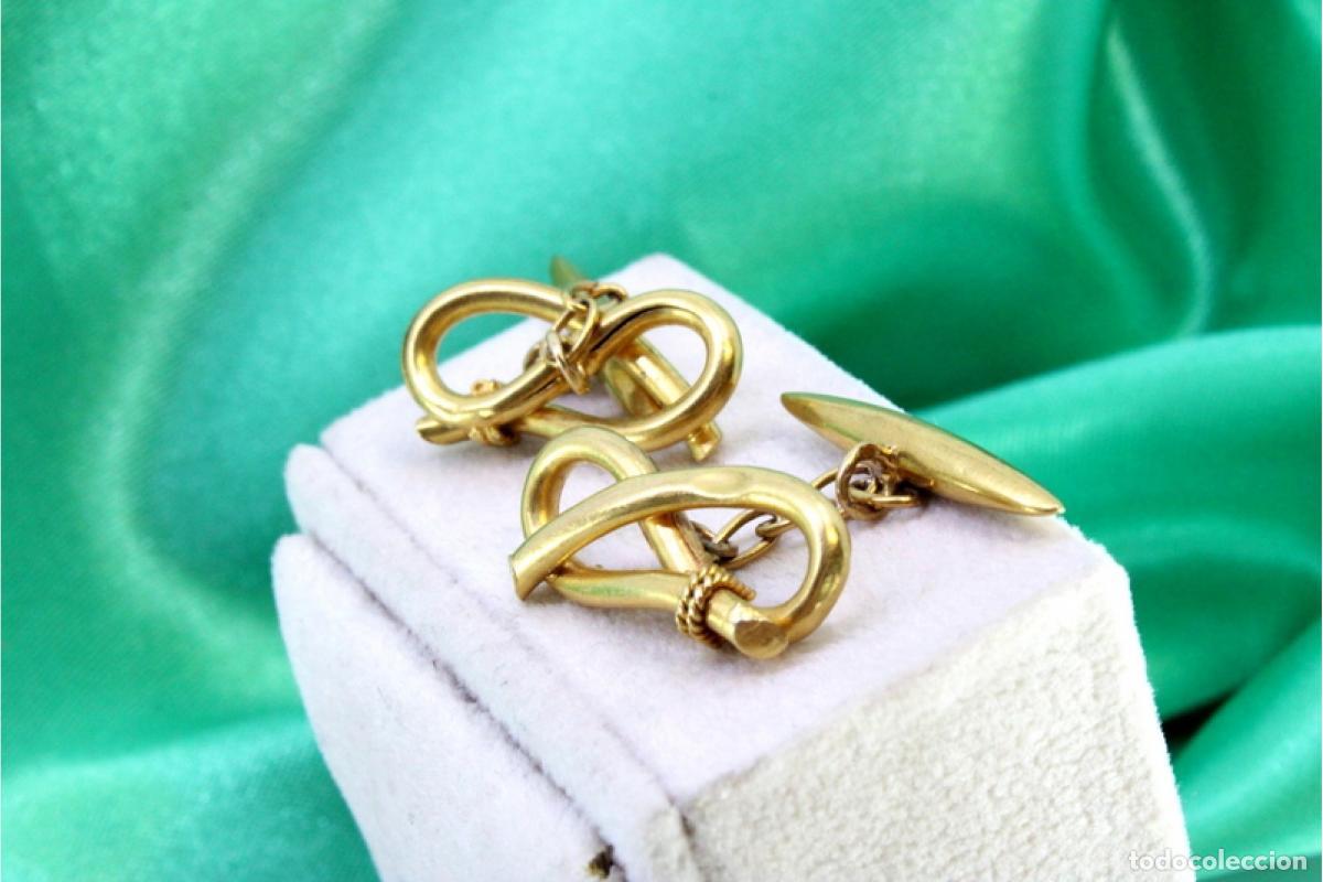 Joyeria: Gemelos de oro de 19,2 quilates - Foto 6