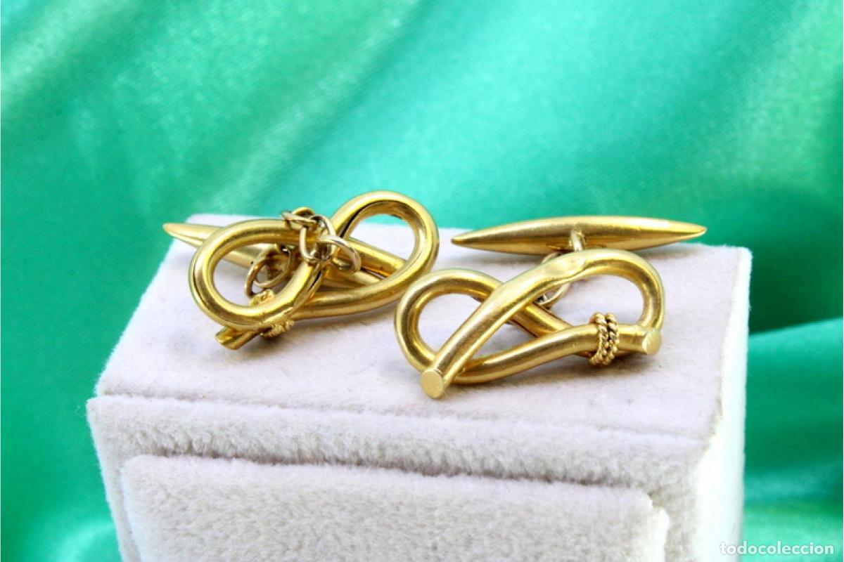 Joyeria: Gemelos de oro de 19,2 quilates - Foto 1