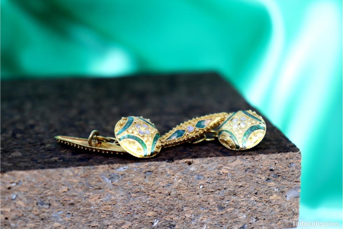 Joyeria: Gemelos de oro de 19,2 quilates - Foto 4