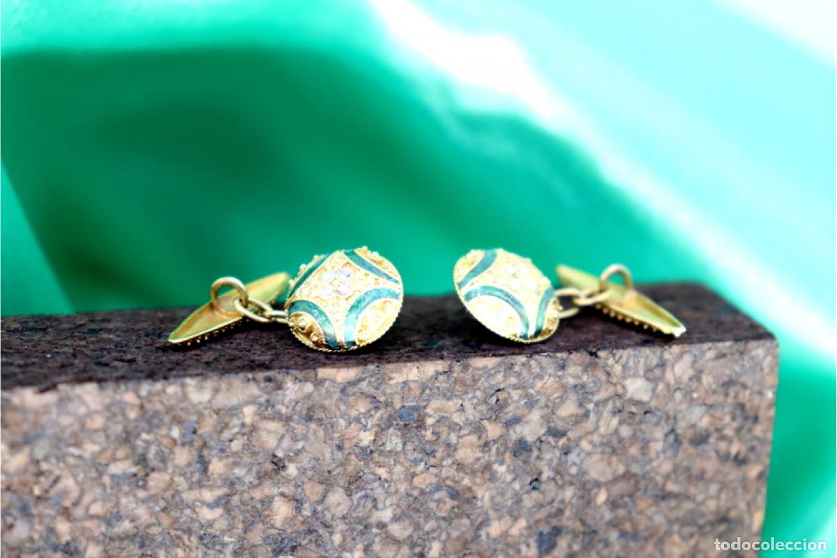 Joyeria: Gemelos de oro de 19,2 quilates - Foto 5