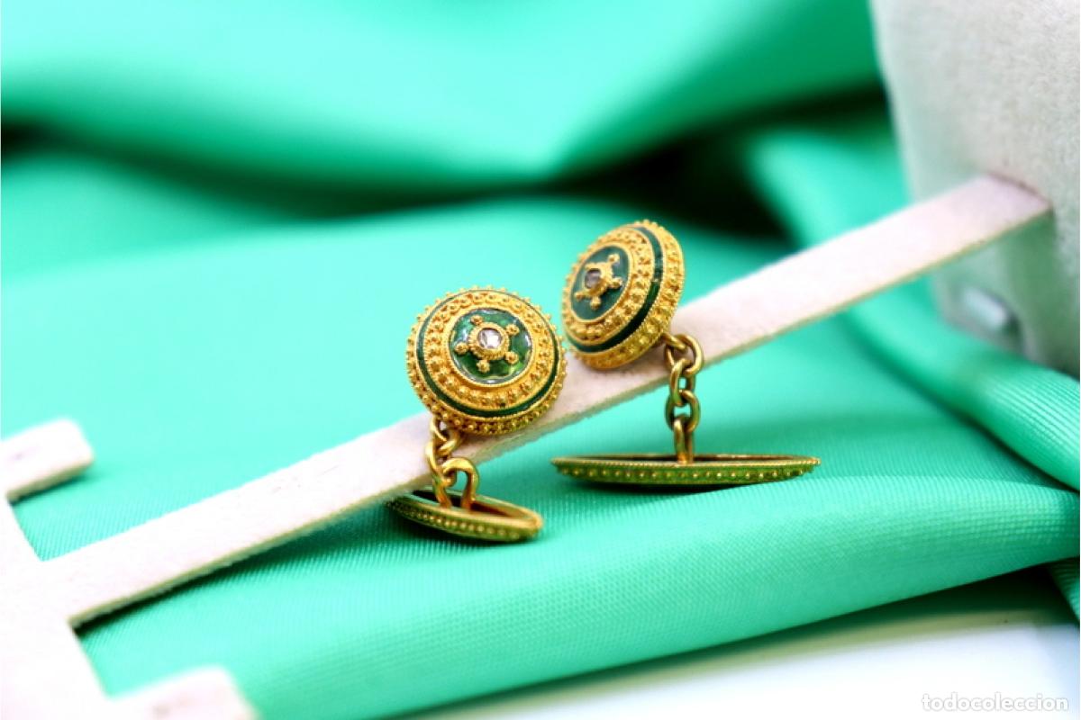 Joyeria: Gemelos de oro de 19,2 quilates - Foto 1
