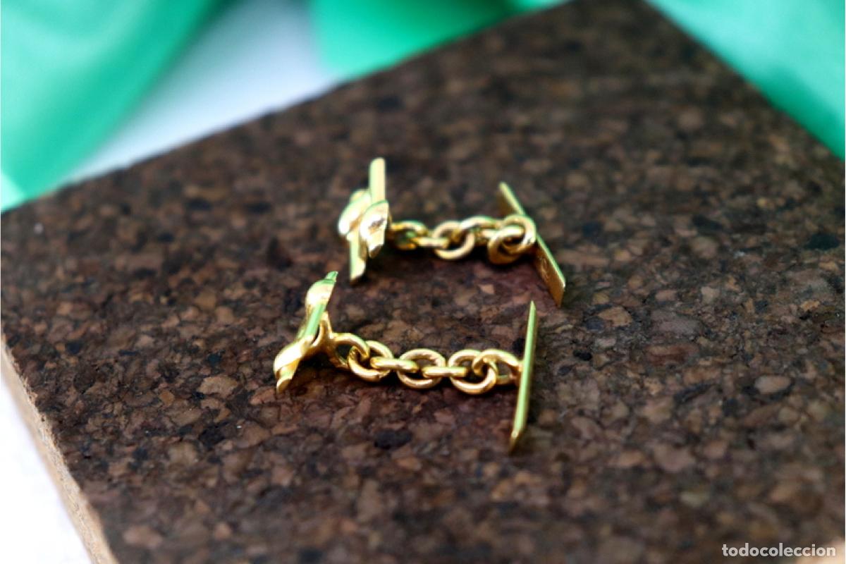 Joyeria: Gemelos de oro de 19,2 quilates - Foto 5