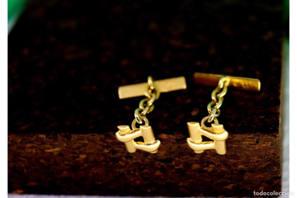 Joyeria: Gemelos de oro de 19,2 quilates - Foto 6