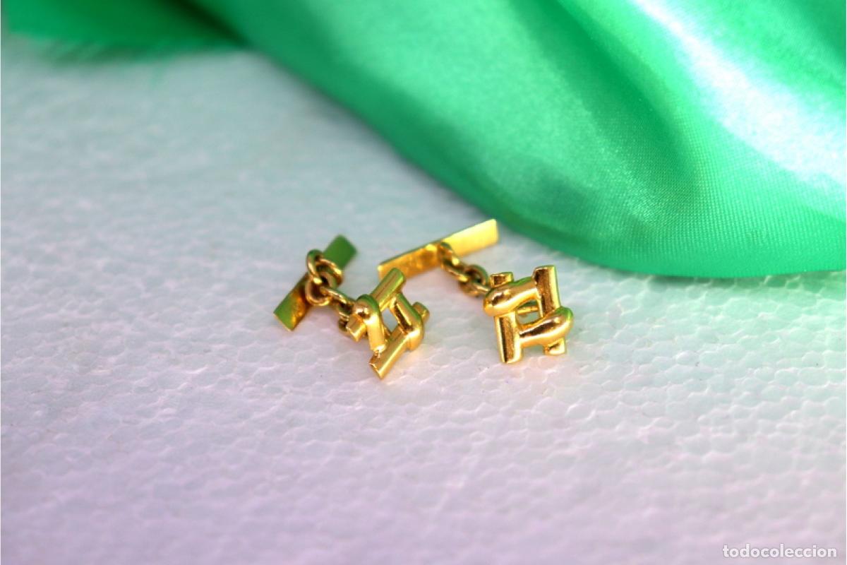 Joyeria: Gemelos de oro de 19,2 quilates - Foto 7