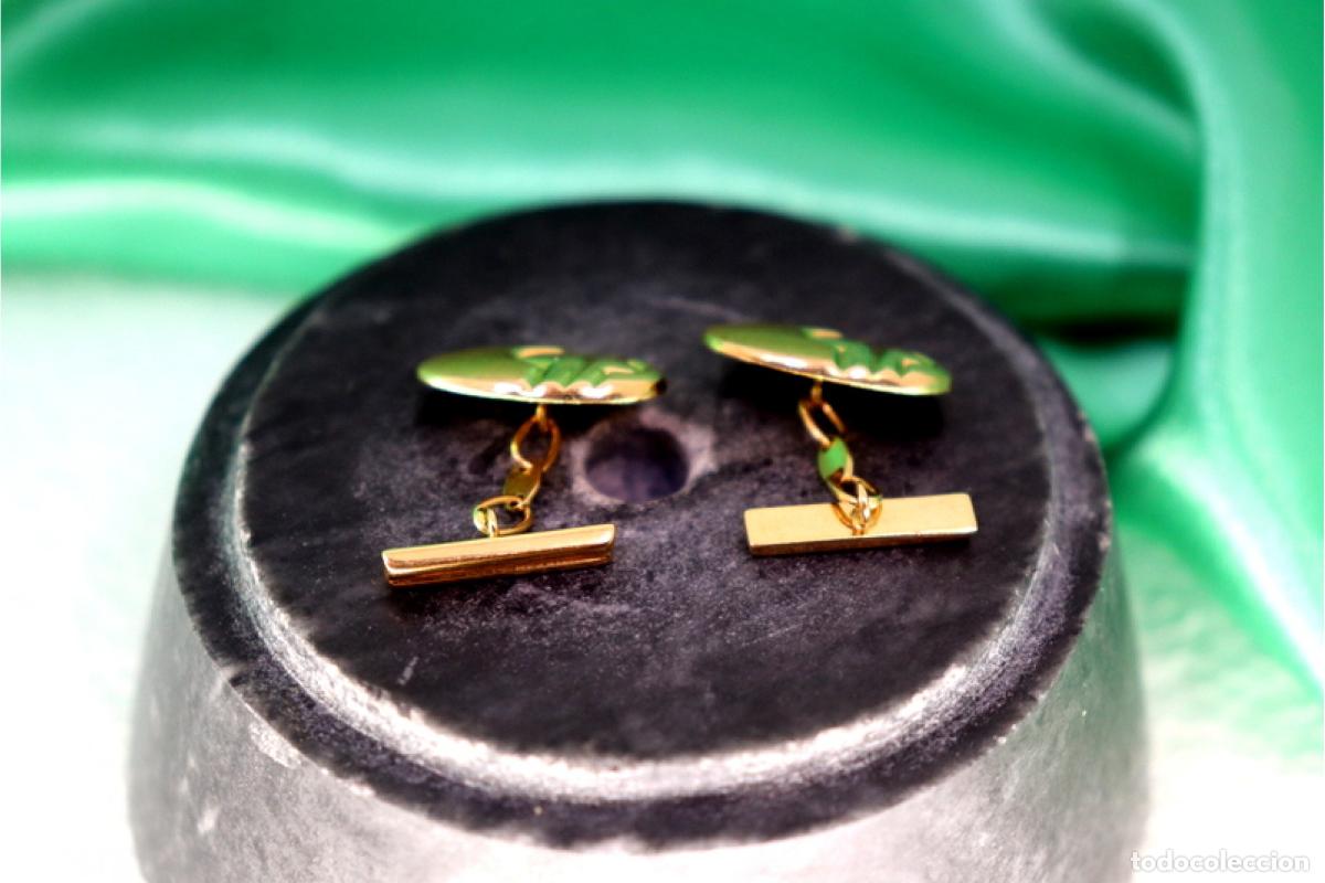 Joyeria: Gemelos de oro de 19,2 quilates - Foto 2
