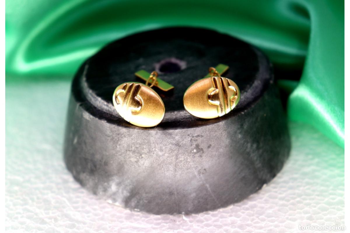 Joyeria: Gemelos de oro de 19,2 quilates - Foto 3