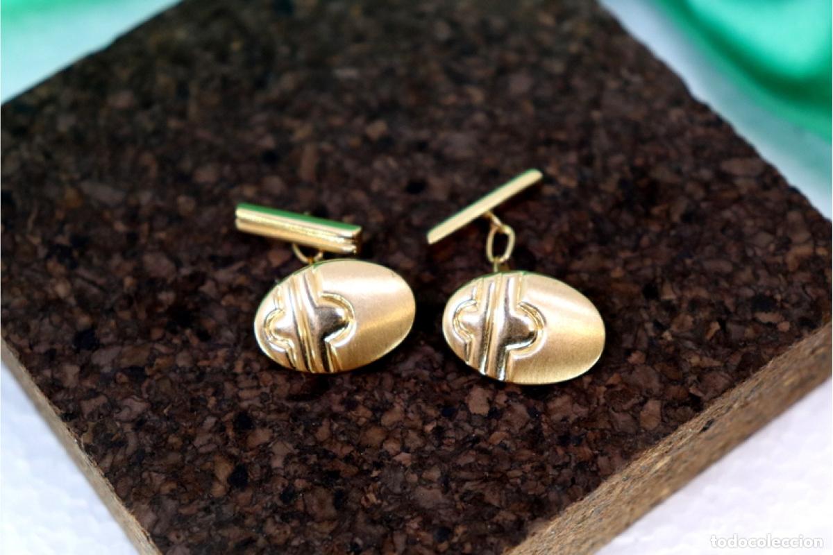Joyeria: Gemelos de oro de 19,2 quilates - Foto 4