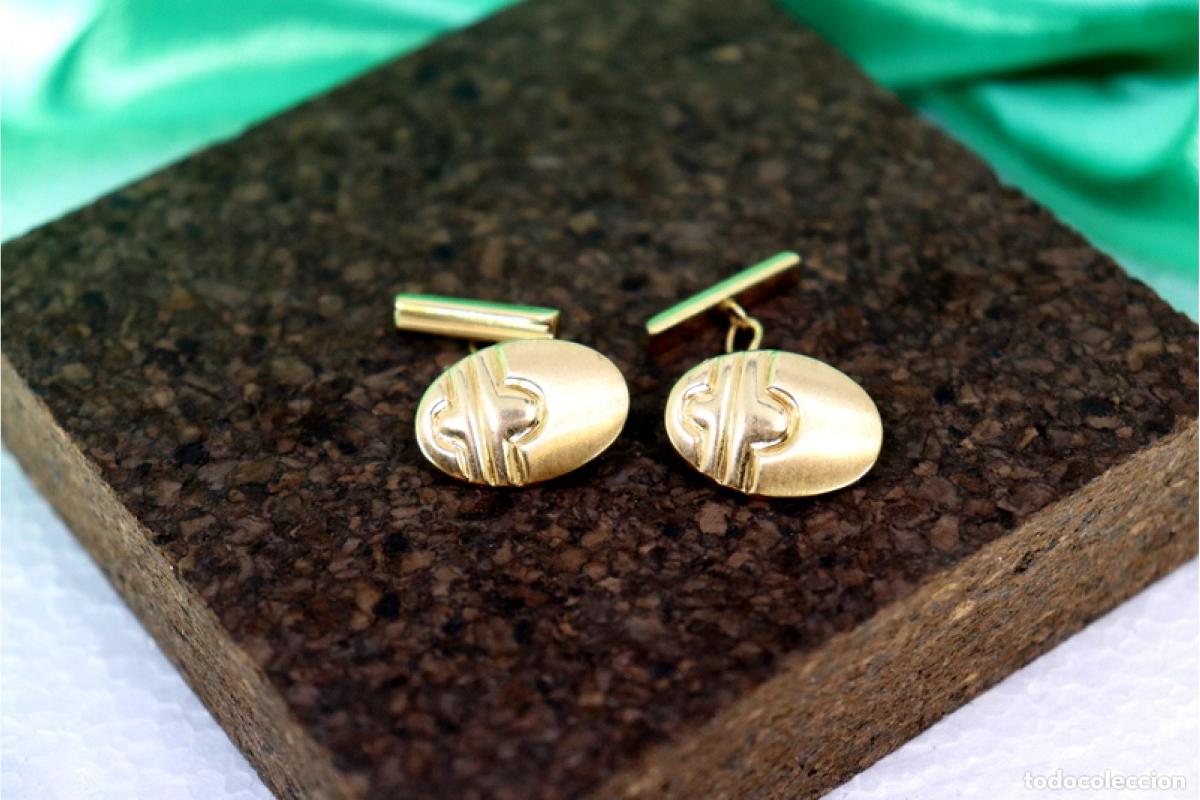 Joyeria: Gemelos de oro de 19,2 quilates - Foto 5