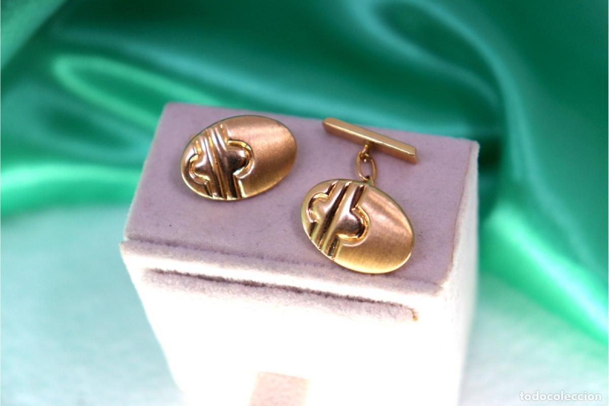 Joyeria: Gemelos de oro de 19,2 quilates - Foto 6