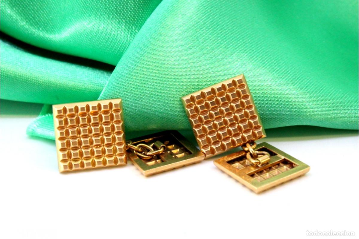 Joyeria: Gemelos de oro de 19,2 quilates - Foto 3