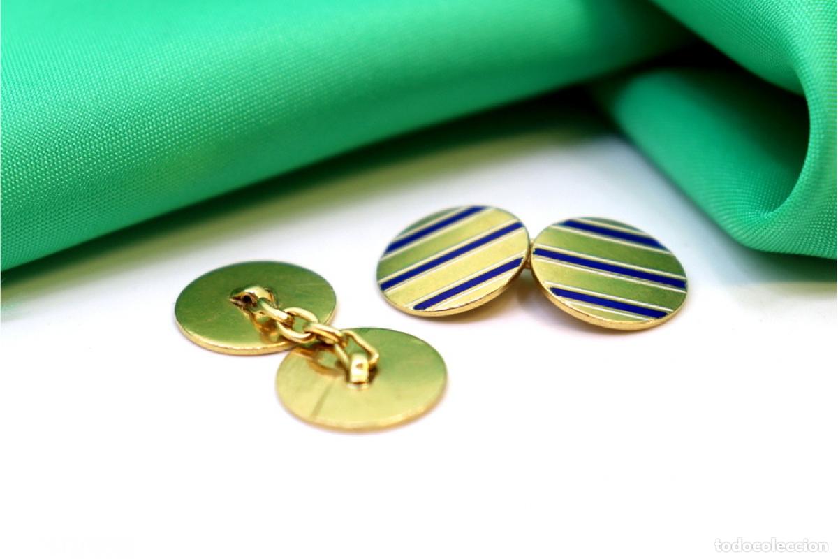Joyeria: Gemelos de oro de 19,2 quilates - Foto 2