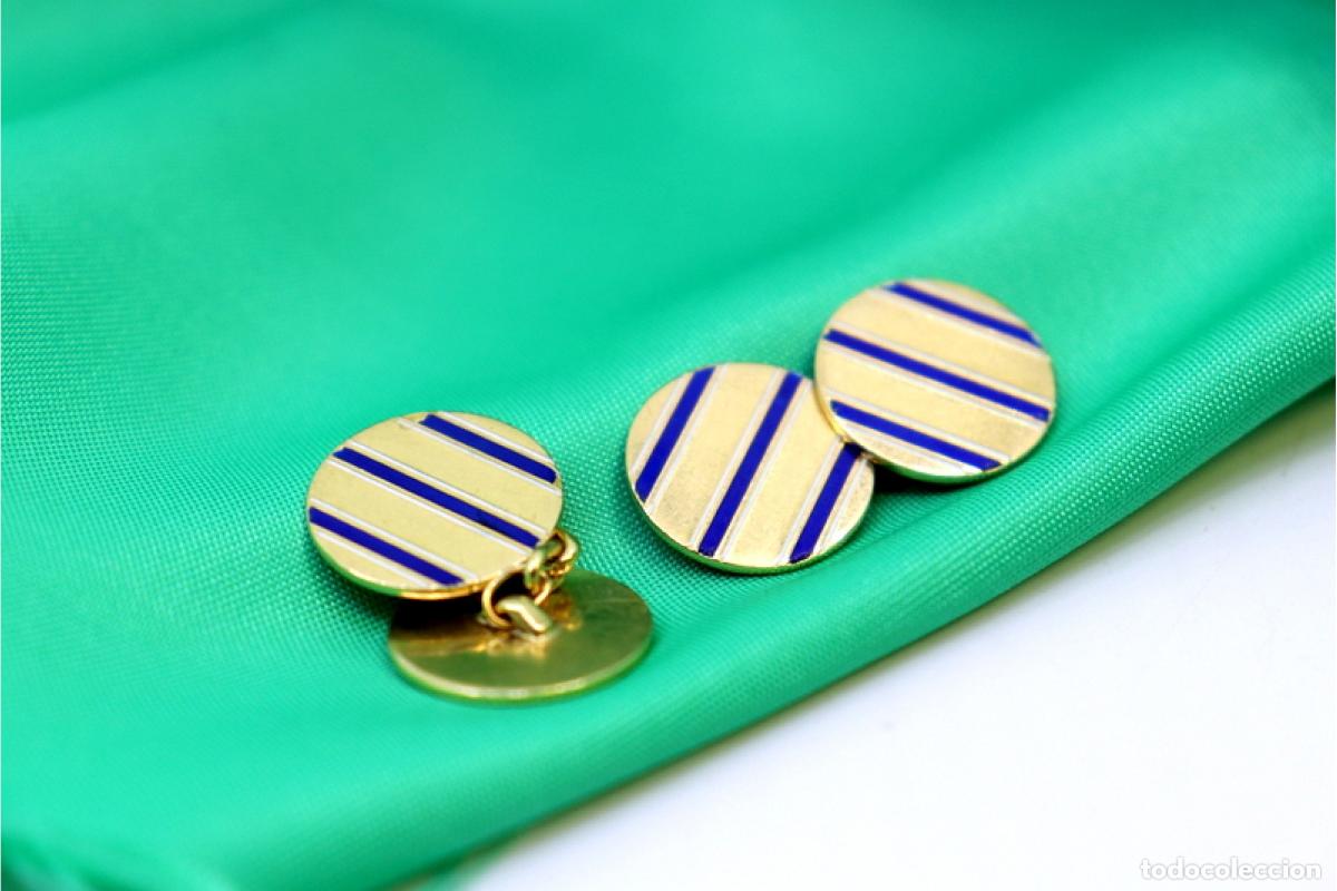 Joyeria: Gemelos de oro de 19,2 quilates - Foto 6