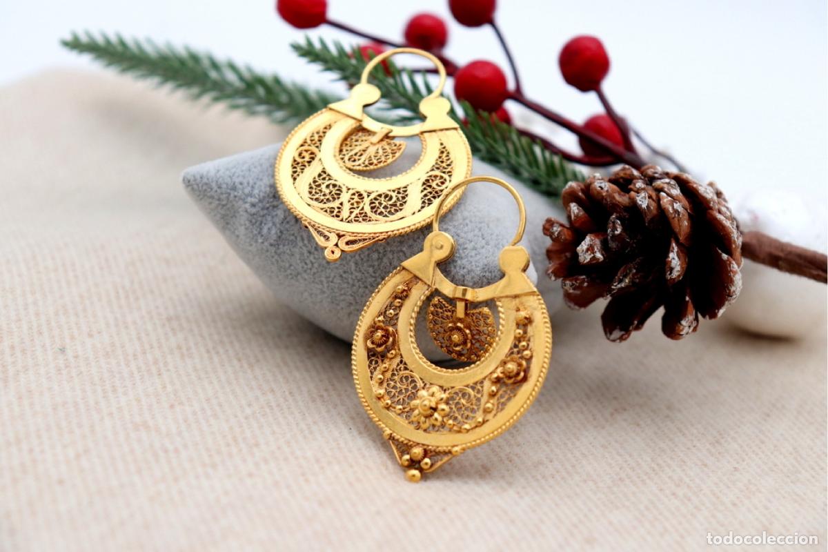 Joyeria: Pendientes en Oro de 19,2K - Foto 3