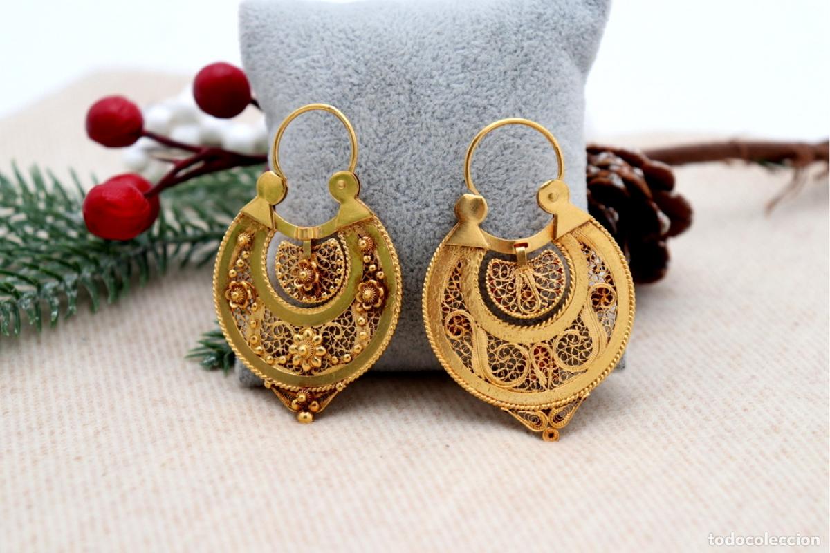 Joyeria: Pendientes en Oro de 19,2K - Foto 4