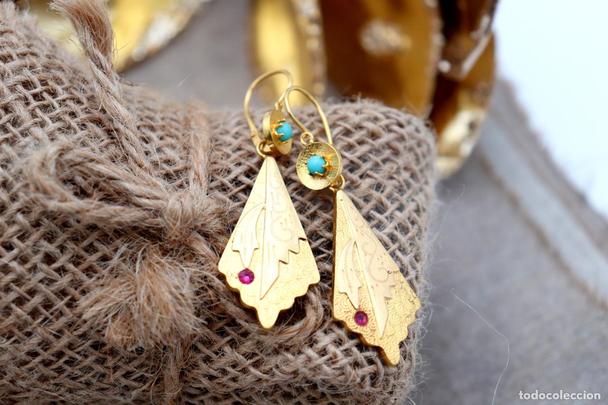 Joyeria: Pendientes en Oro de 19,2K - Foto 4