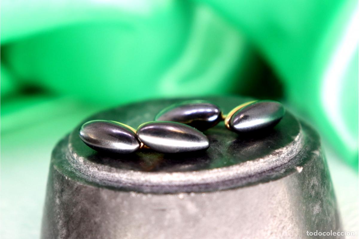 Joyeria: Gemelos de oro con tanzanitas negras - Foto 4
