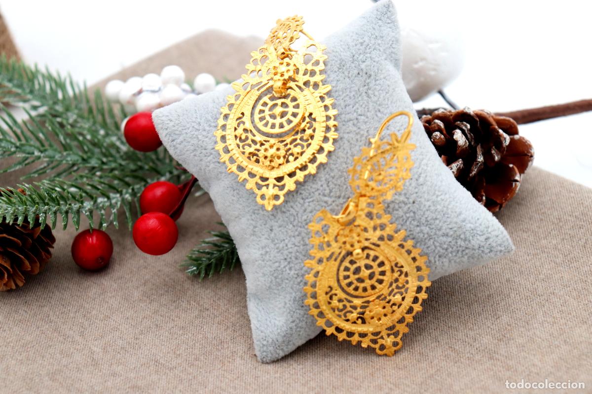 Joyeria: Pendientes en Oro de 19,2K - Foto 3