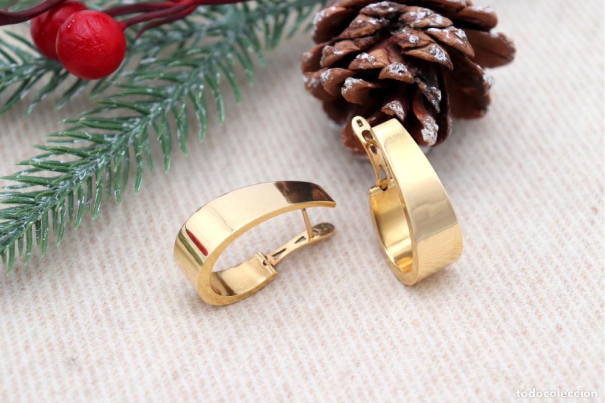 Joyeria: Pendientes en Oro de 19,2K - Foto 4