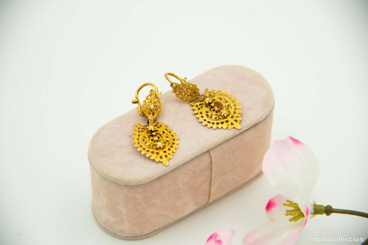 Joyeria: Pendientes en Oro de 19,2K - Foto 3
