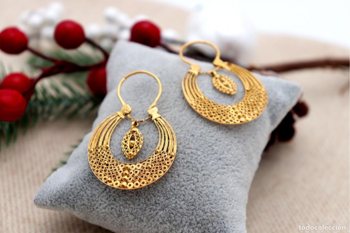 Joyeria: Pendientes en Oro de 19,2K - Foto 3