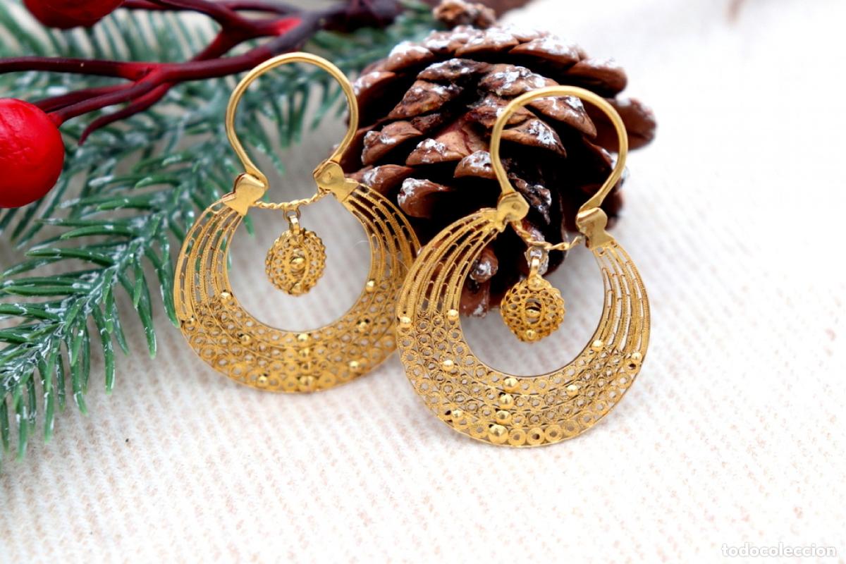 Joyeria: Pendientes en Oro de 19,2K - Foto 4