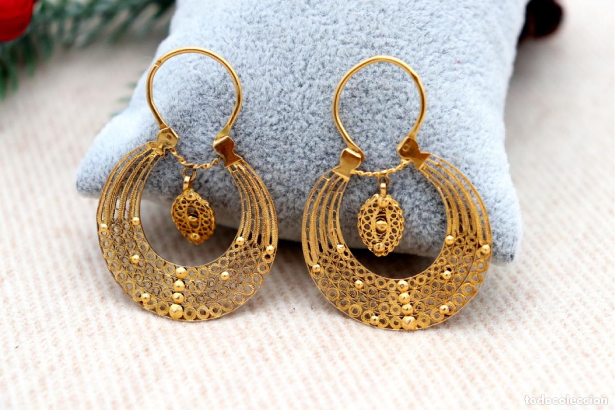 Joyeria: Pendientes en Oro de 19,2K - Foto 5