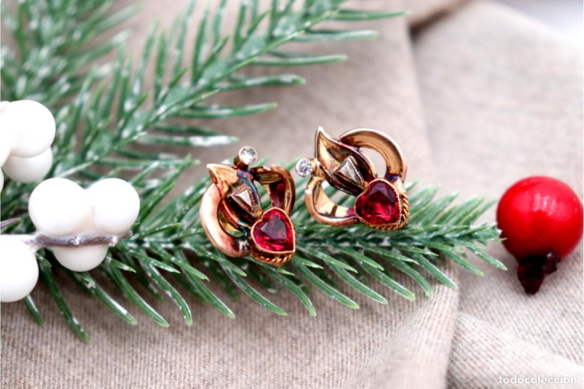 Joyeria: Pendientes de oro de 19,2 quilates - Art D&eacute;co - Foto 5