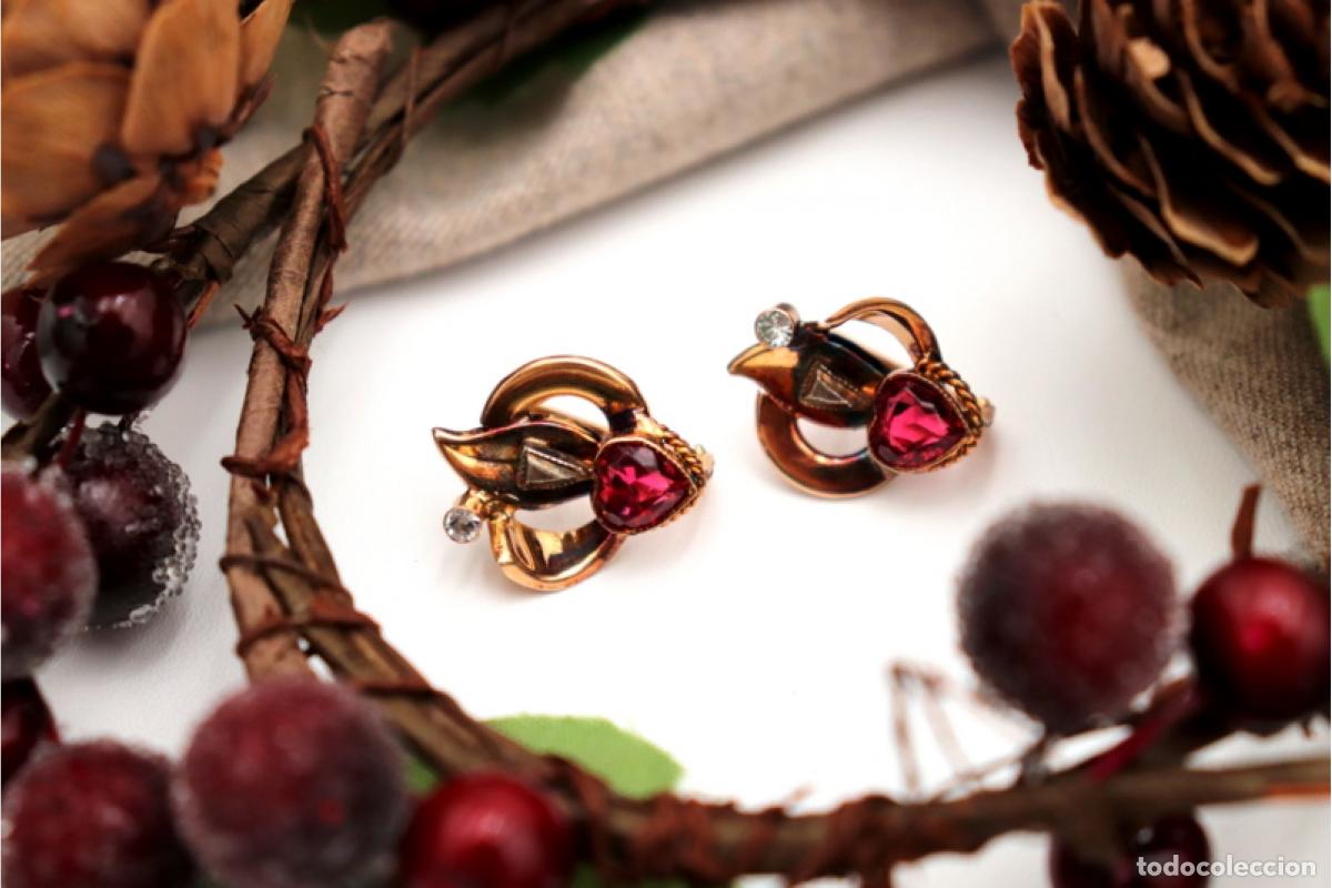 Joyeria: Pendientes de oro de 19,2 quilates - Art D&eacute;co - Foto 1