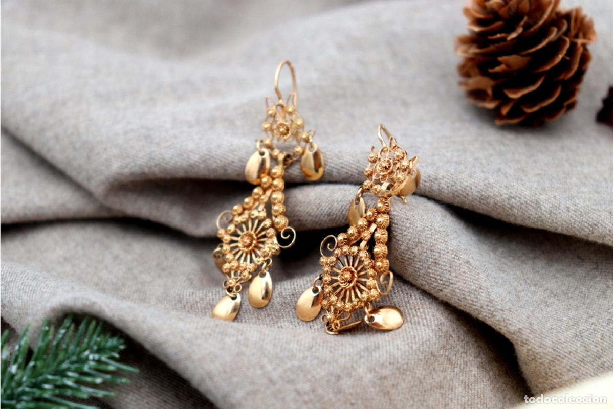 Joyeria: Pendientes en Oro de 19,2K - Foto 4