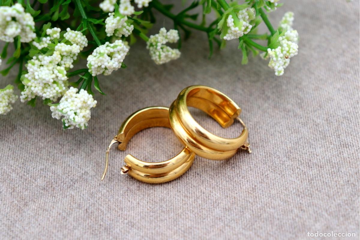 Joyeria: Pendientes en Oro de 19,2K - Foto 6