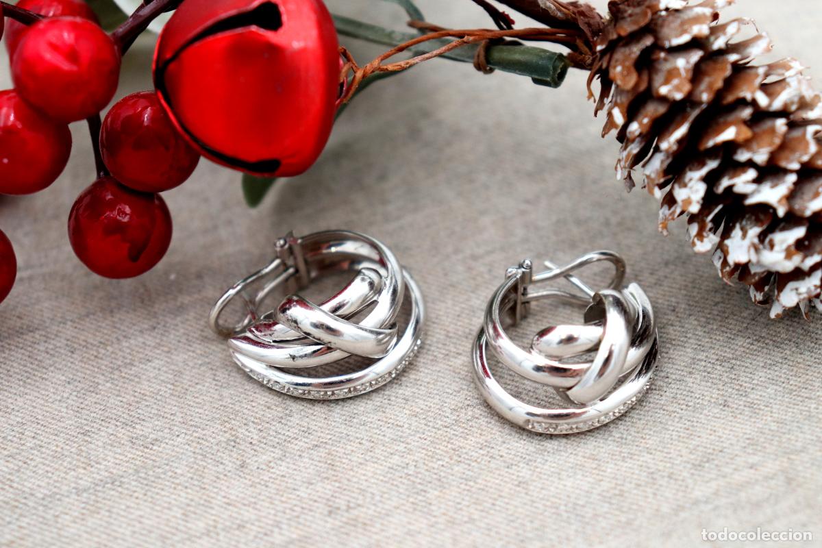 Joyeria: Pendientes de oro de 19,2 quilates con diamantes - Foto 6