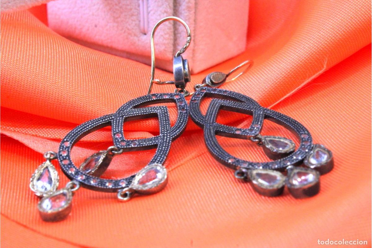 Joyeria: Pendientes en oro y plata de 19,2K. - Foto 9