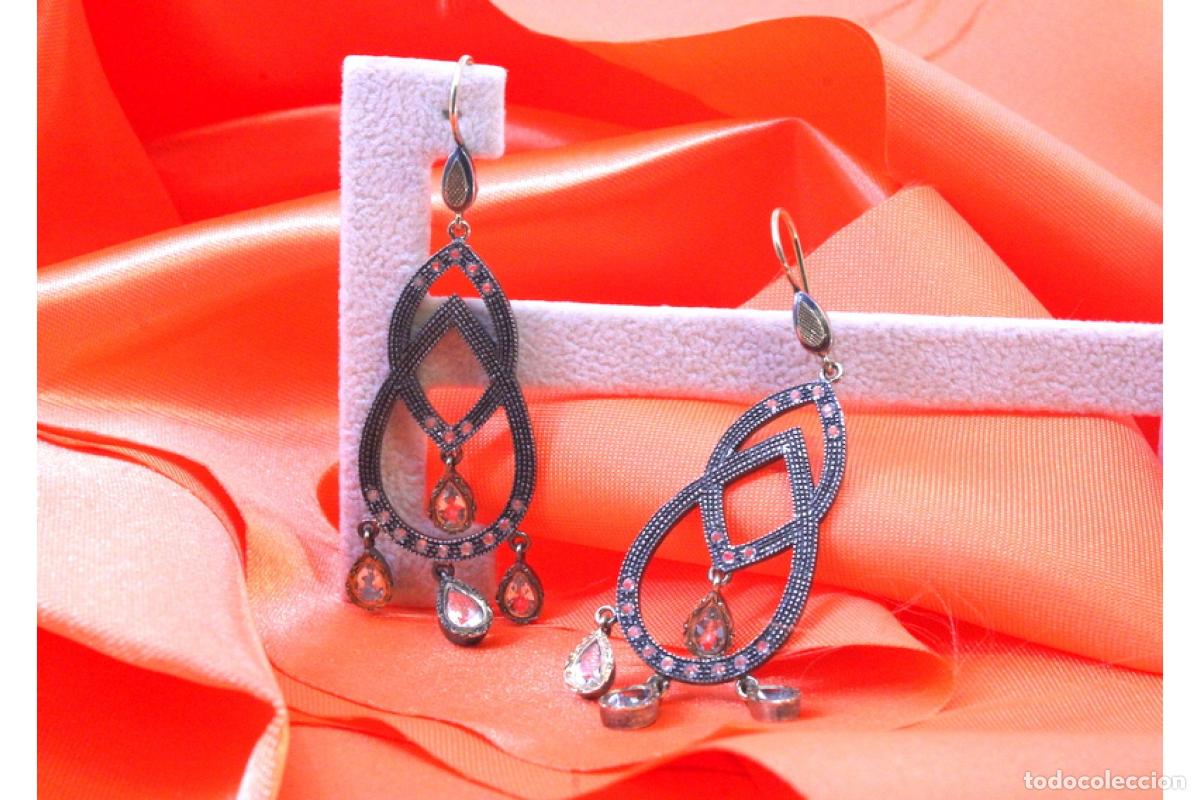 Joyeria: Pendientes en oro y plata de 19,2K. - Foto 10