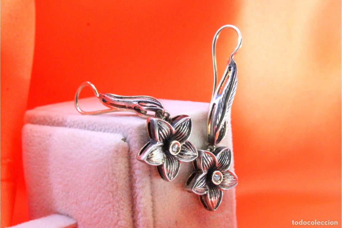 Joyeria: Pendientes en oro y plata de 19,2K. - Foto 10