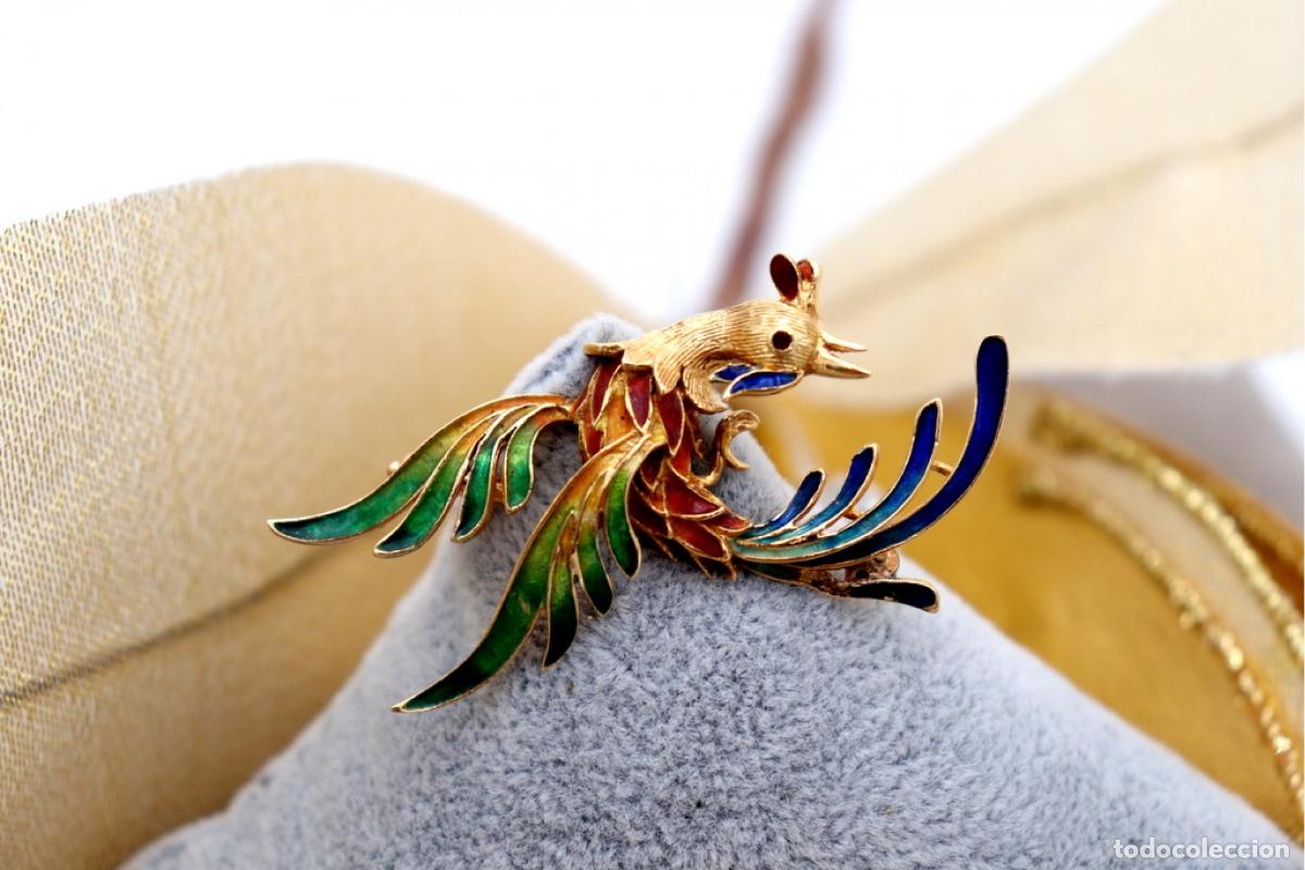 Joyeria: Broche de oro de 18 quilates - Ave - Foto 3