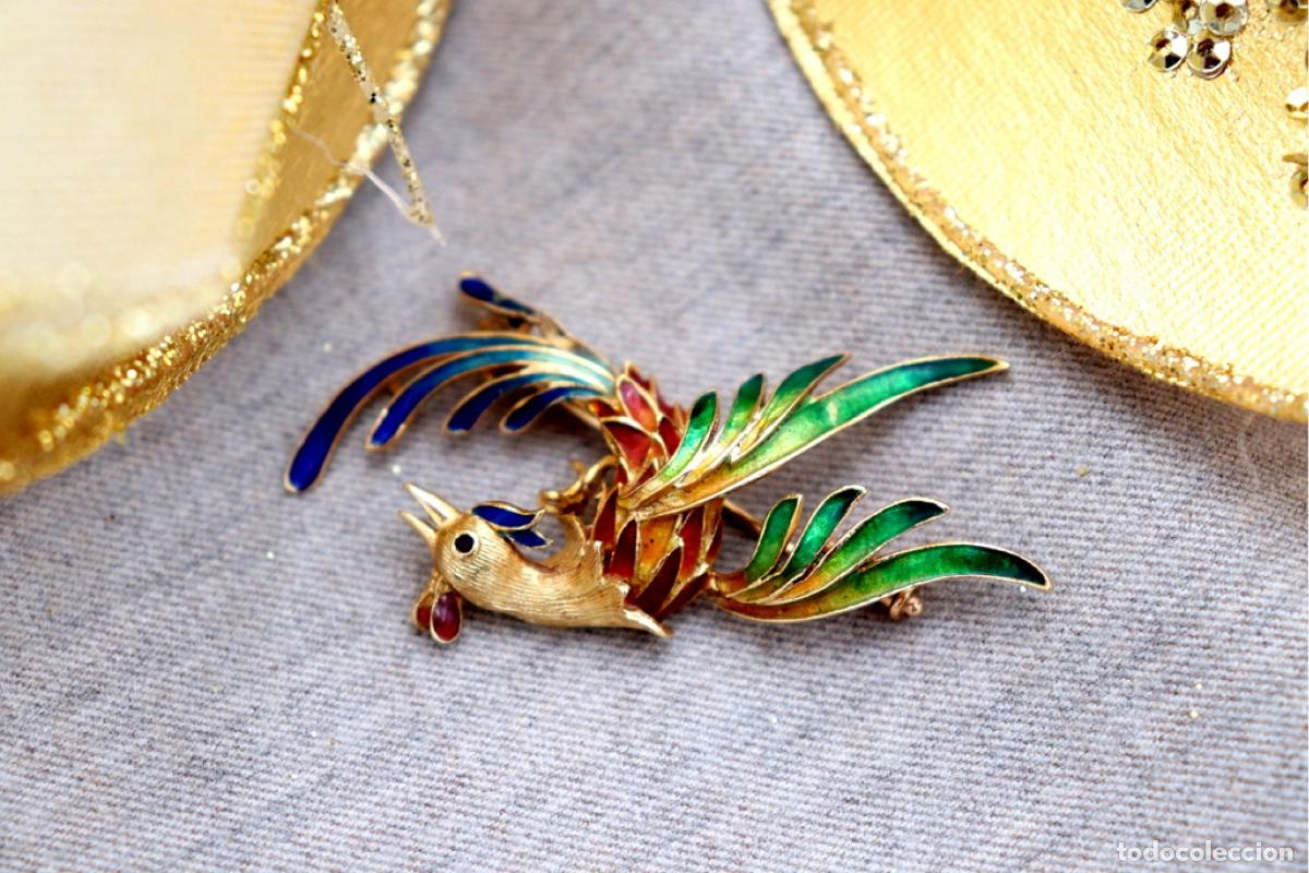 Joyeria: Broche de oro de 18 quilates - Ave - Foto 5