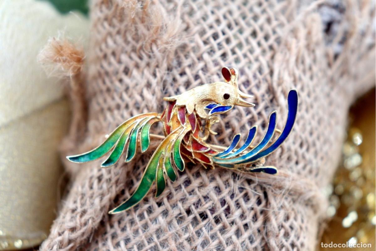 Joyeria: Broche de oro de 18 quilates - Ave - Foto 7
