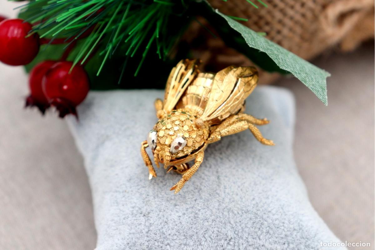 Joyeria: Broche de oro de 19,2 quilates - Abeja - Foto 3