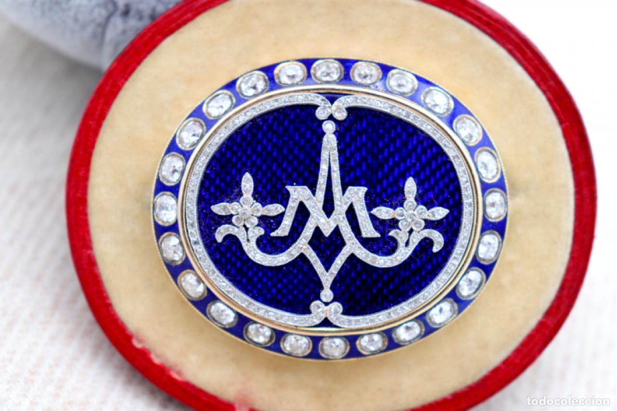 Joyeria: Broche de oro de 19,2 quilates con diamantes - Foto 3
