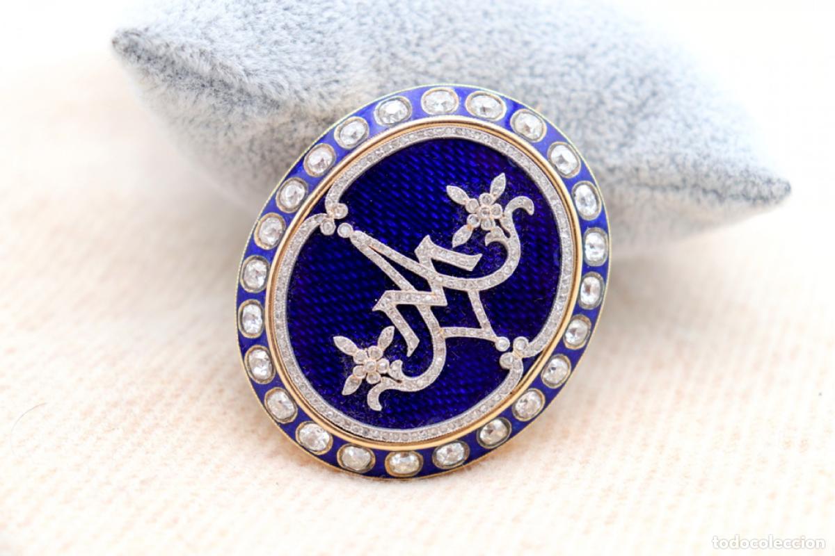Joyeria: Broche de oro de 19,2 quilates con diamantes - Foto 5