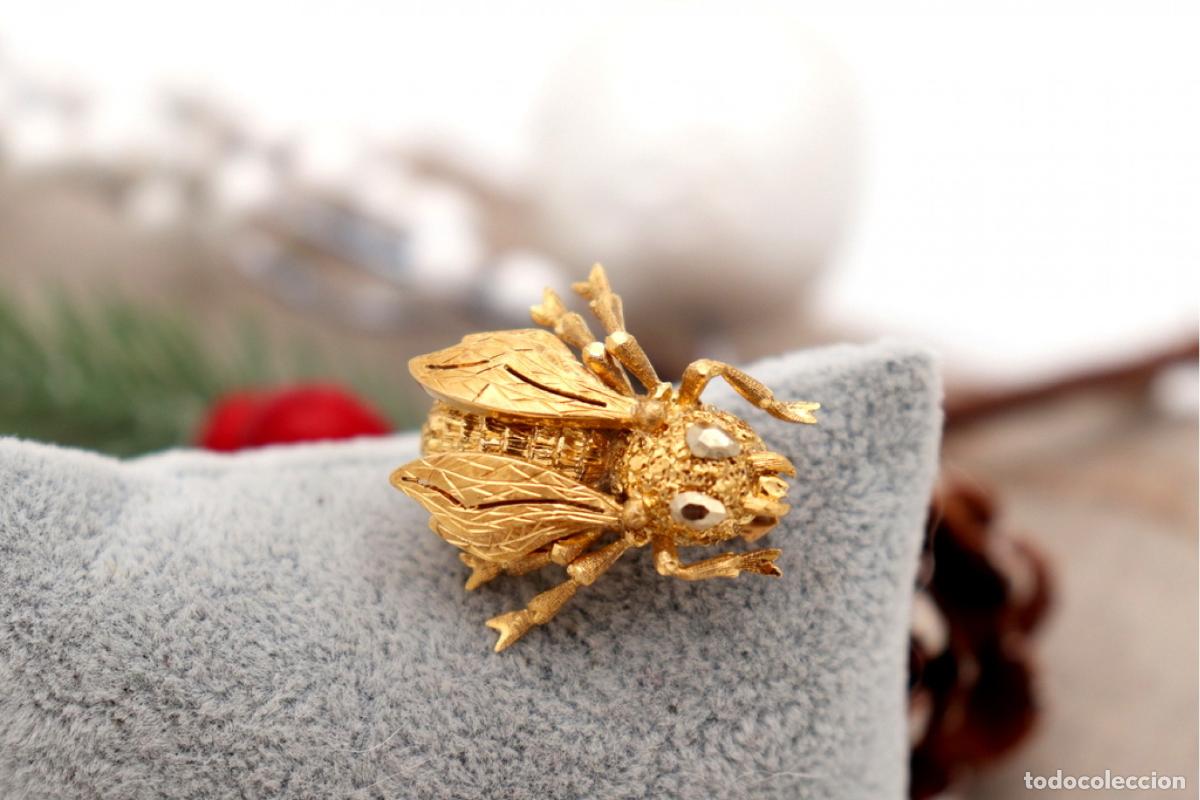 Joyeria: Broche de oro de 19,2 quilates - Abeja - Foto 2