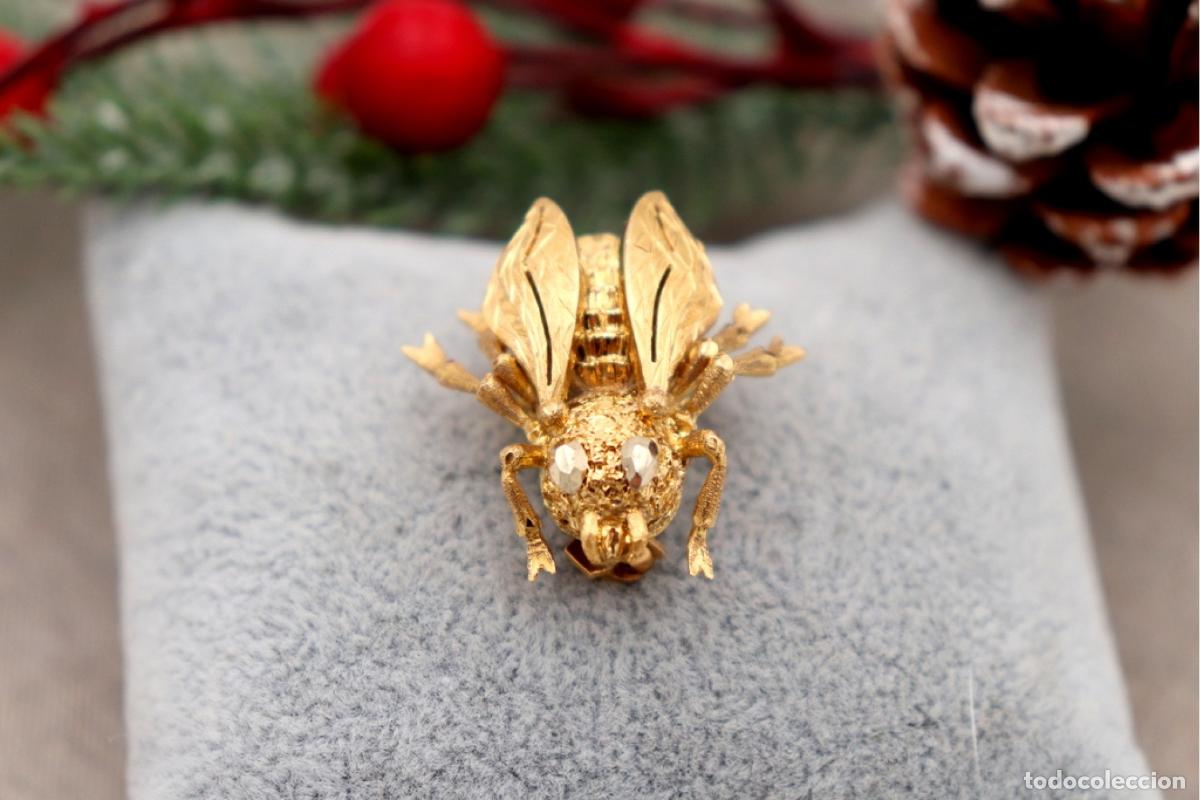 Joyeria: Broche de oro de 19,2 quilates - Abeja - Foto 3