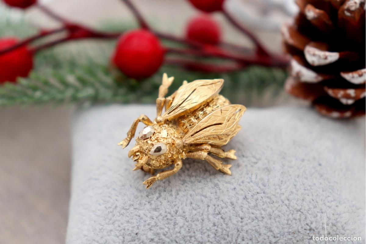 Joyeria: Broche de oro de 19,2 quilates - Abeja - Foto 1