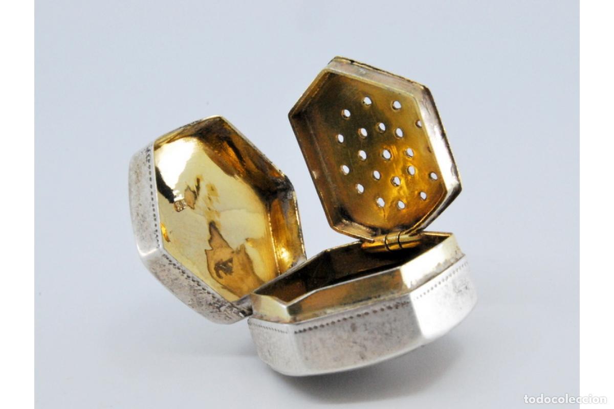 Joyeria: Caja de vinagretas, en oro y plata. - Foto 8
