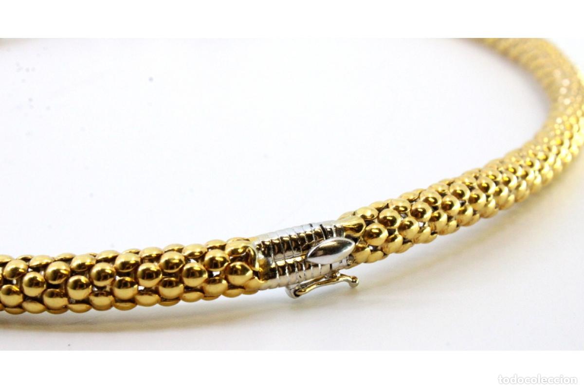 Joyeria: Collar de oro de 19,2 quilates con perla y diamantes - Foto 5