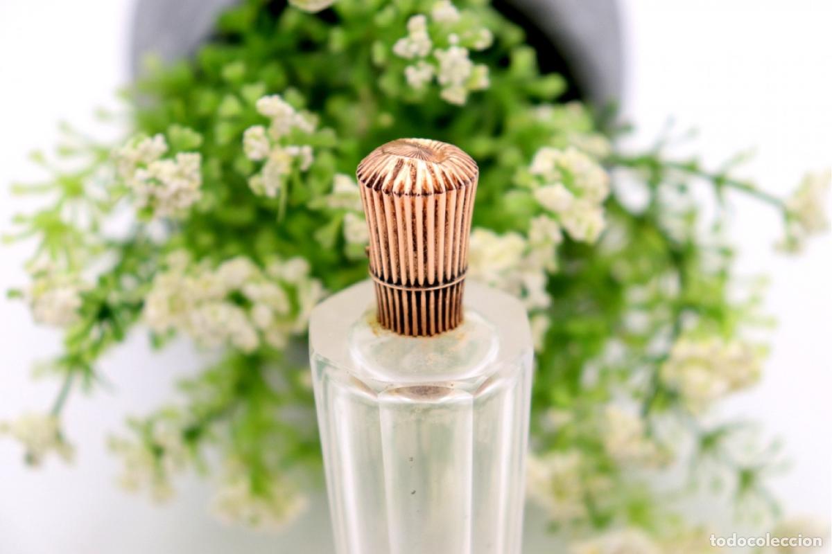 Joyeria: Frasco de perfume, fabricado en cristal y oro de 15K. - Foto 5